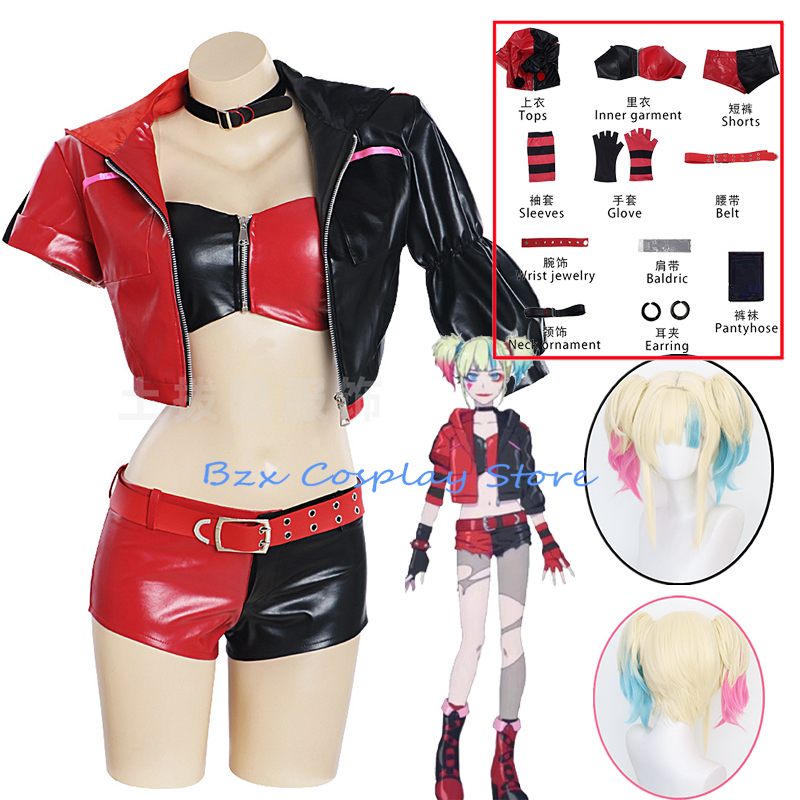 Women'S Harley Quinn Accessories - Costume de Cosplay Harley Another World