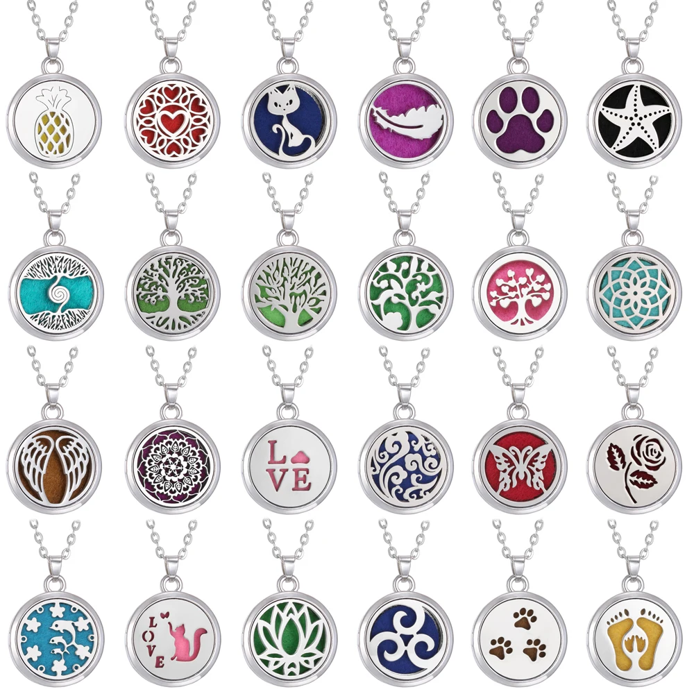 Women'S Essential Accessories - Collier diffuseur d'huile essentielle d'aromathérapie en