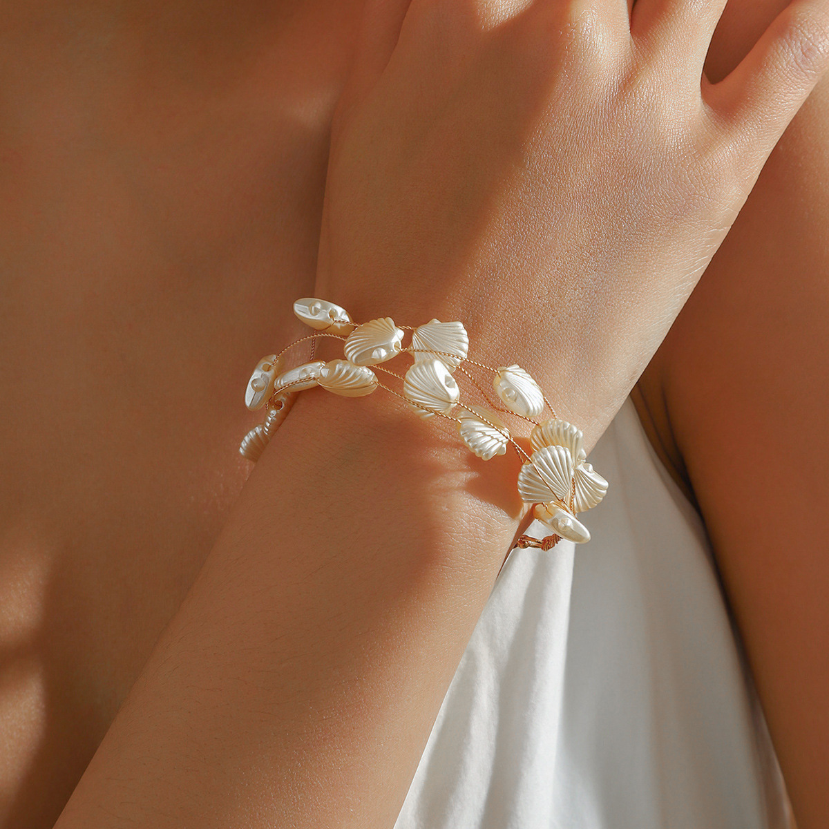 Women'S Accessories Amazon - Bracelet en fausses perles baroques pour