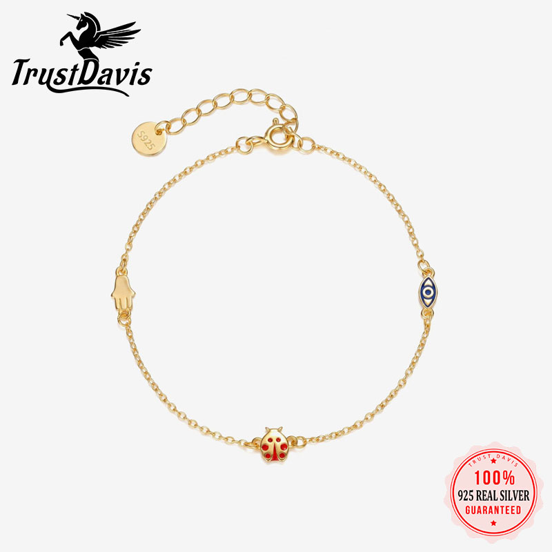 Evil Eye Bracelet - TrustDavis – Bracelet porte-bonheur en argent
