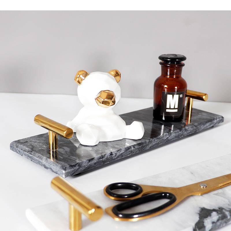 Plateau nordique en marbre nat - Women'S Vanity Accessories avis et prix