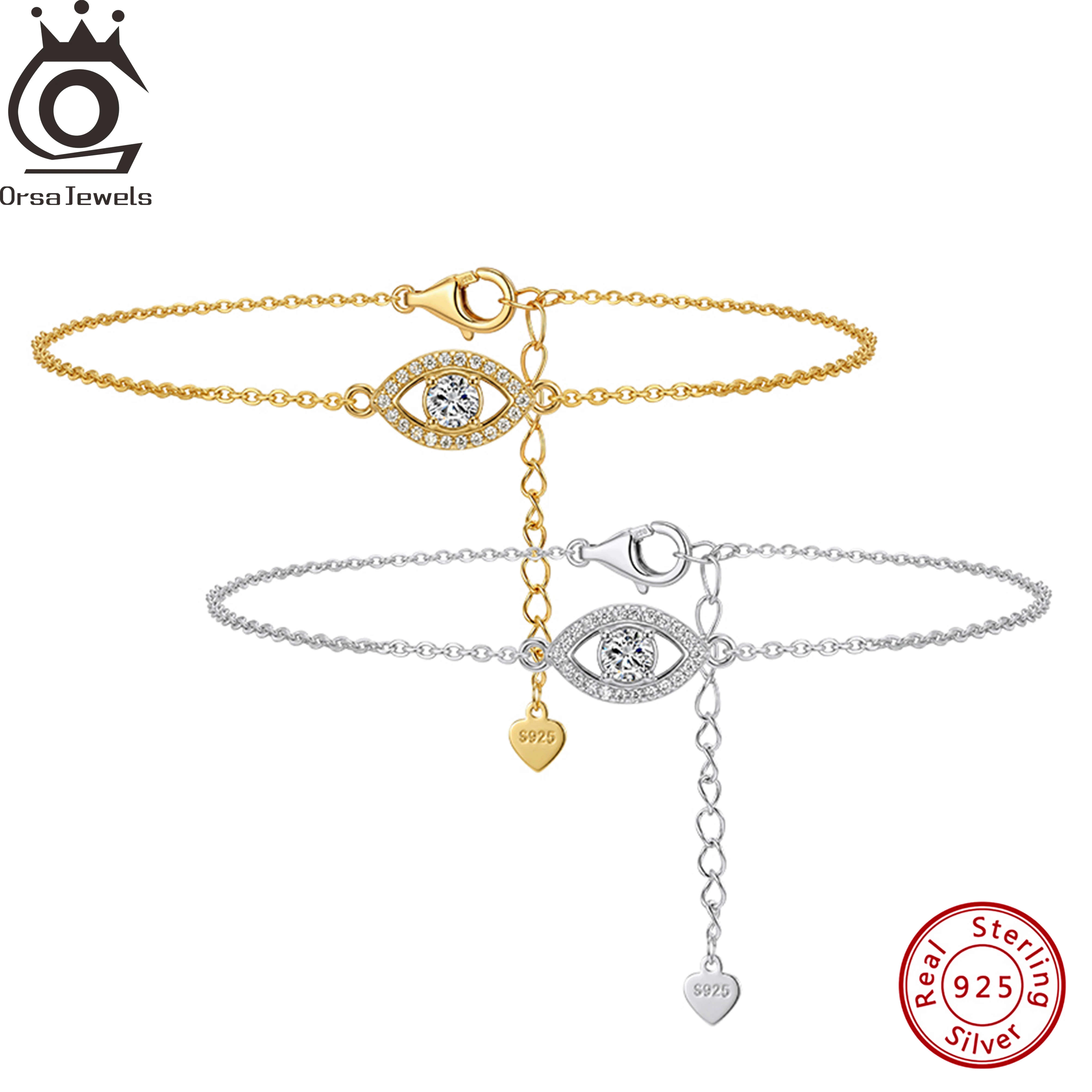 ORSA JEWELS Bracelet en Argent - Evil Eye Bracelet avis et prix