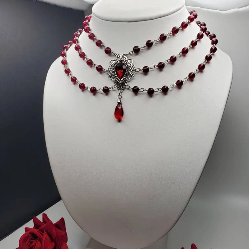 Collier victorien perlé 2023 f - Women'S Victorian Accessories avis et prix