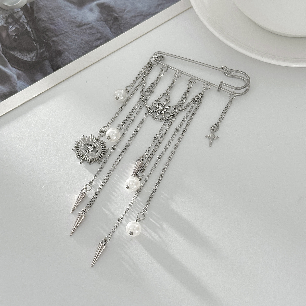 Broche en Imitation de perles, - Women'S Accessories For Formal Wear avis et prix