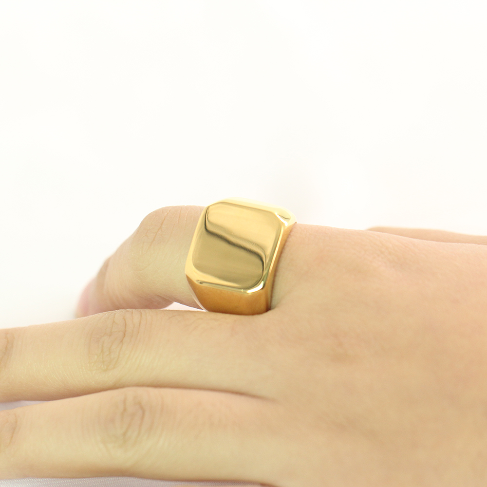 Oral alière carrée de grande l - Wrap Ring Gold avis et prix