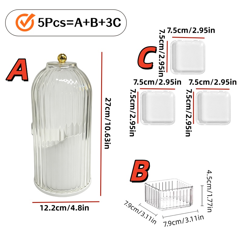 Ensemble de 5 pièces, support  - Women'S Vanity Accessories avis et prix