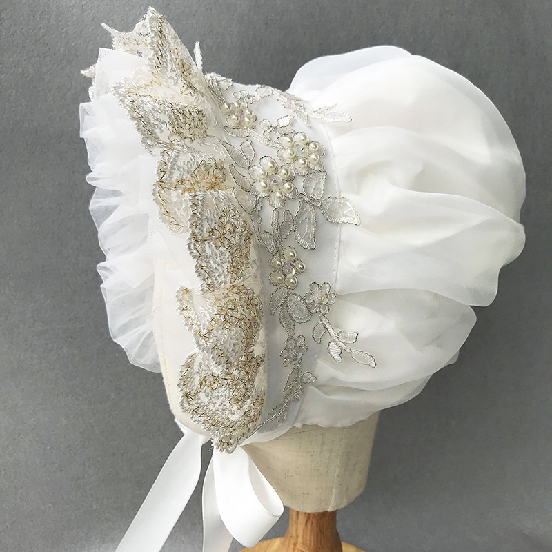 Bonnet victorien à volants pou - Women'S Victorian Era Accessories avis et prix