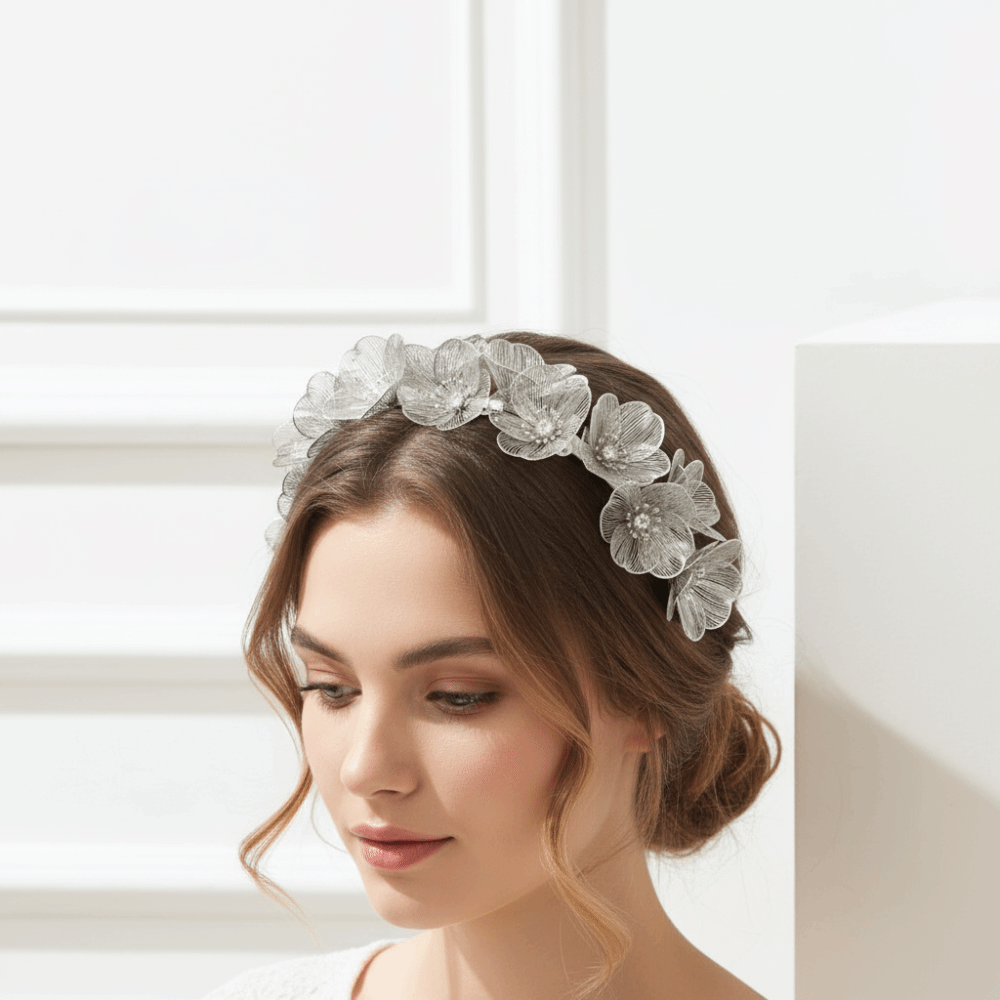Serre-tête élégant à fleurs do - Wrap Ring Gold avis et prix