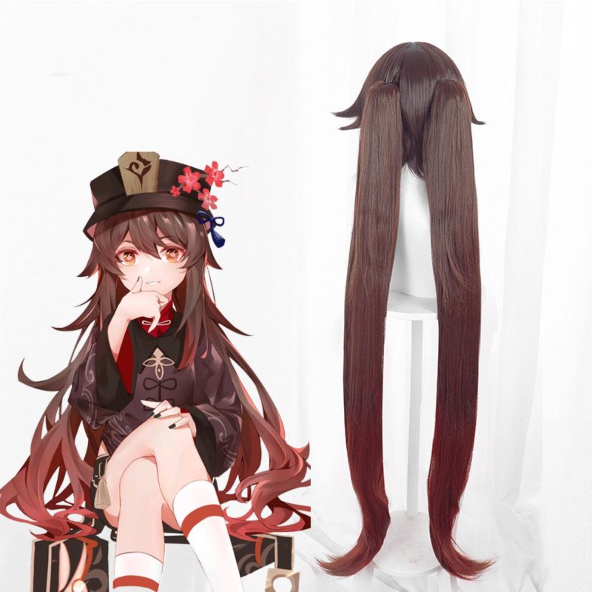 Genshin Impact Hu Tao Cosplay  - Women Accessories On Sale avis et prix