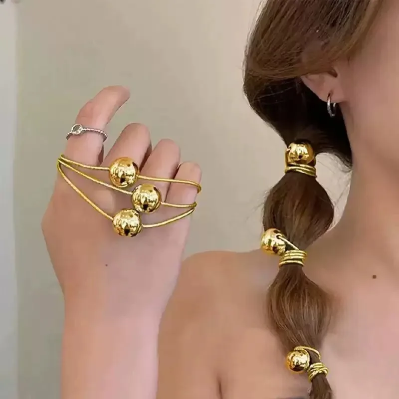 5/10 Pièces Élastiques à Cheve - Wrap Ring Gold avis et prix