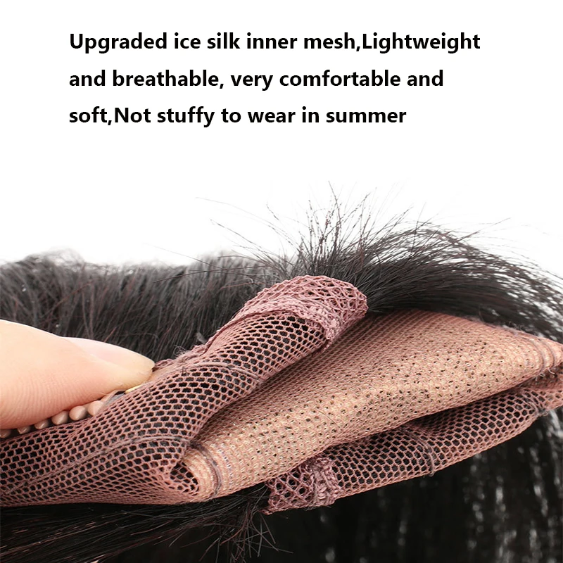 Perruque toupet en soie lisse  - Women Accessories On Sale avis et prix