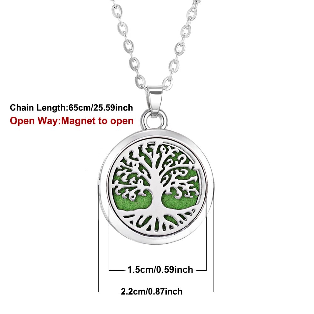 Collier d'aromathérapie arbre  - Women'S Essential Accessories avis et prix
