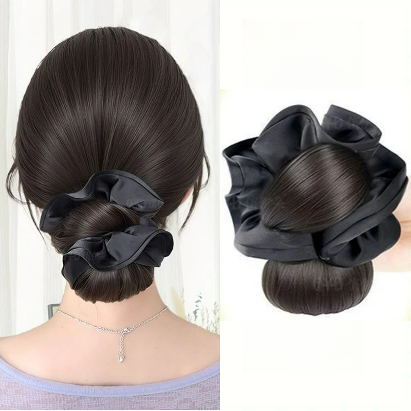 Nouveau chignon en satin synth - Women Accessories On Sale avis et prix
