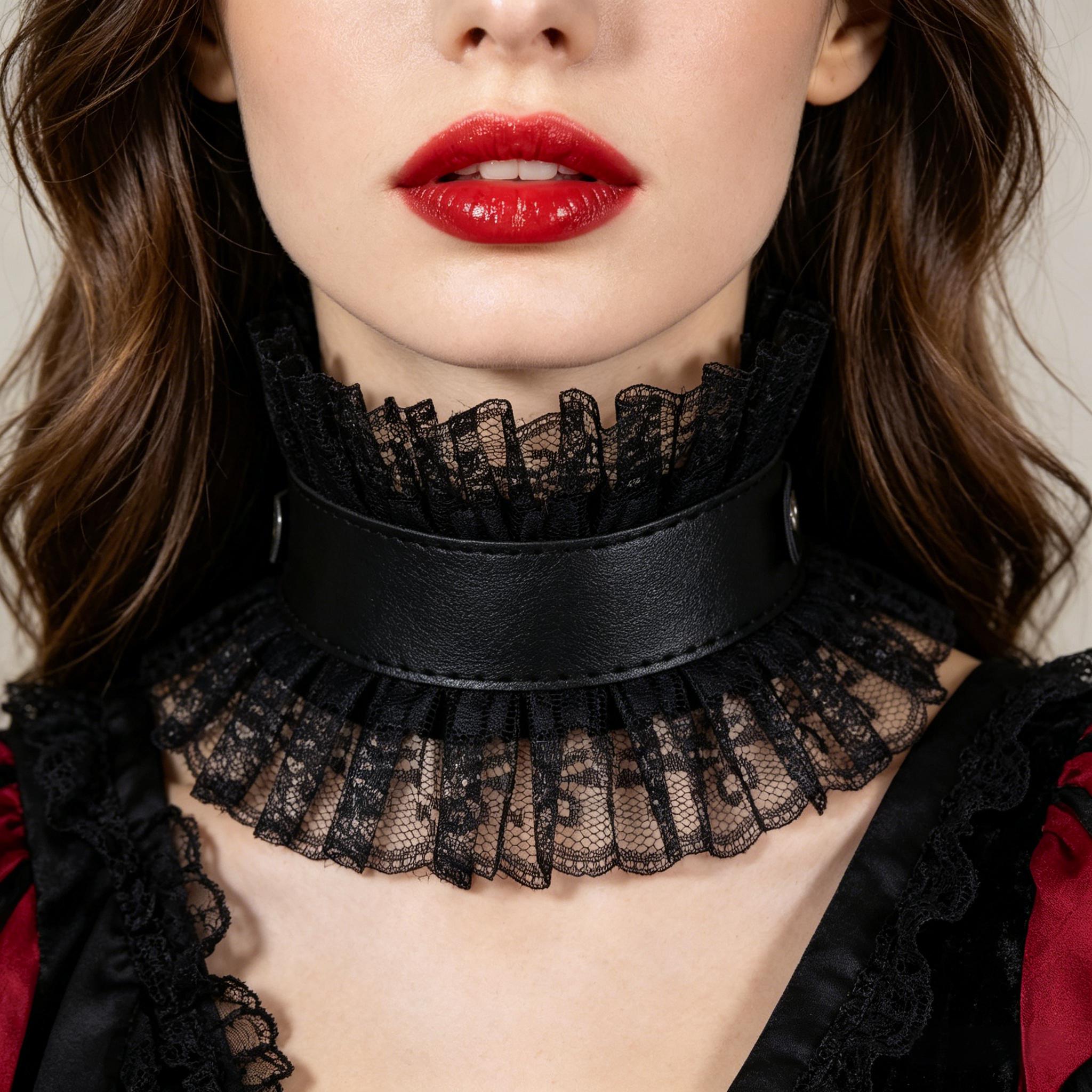 Collier ras-de-cou vintage pou - Women'S Victorian Accessories avis et prix