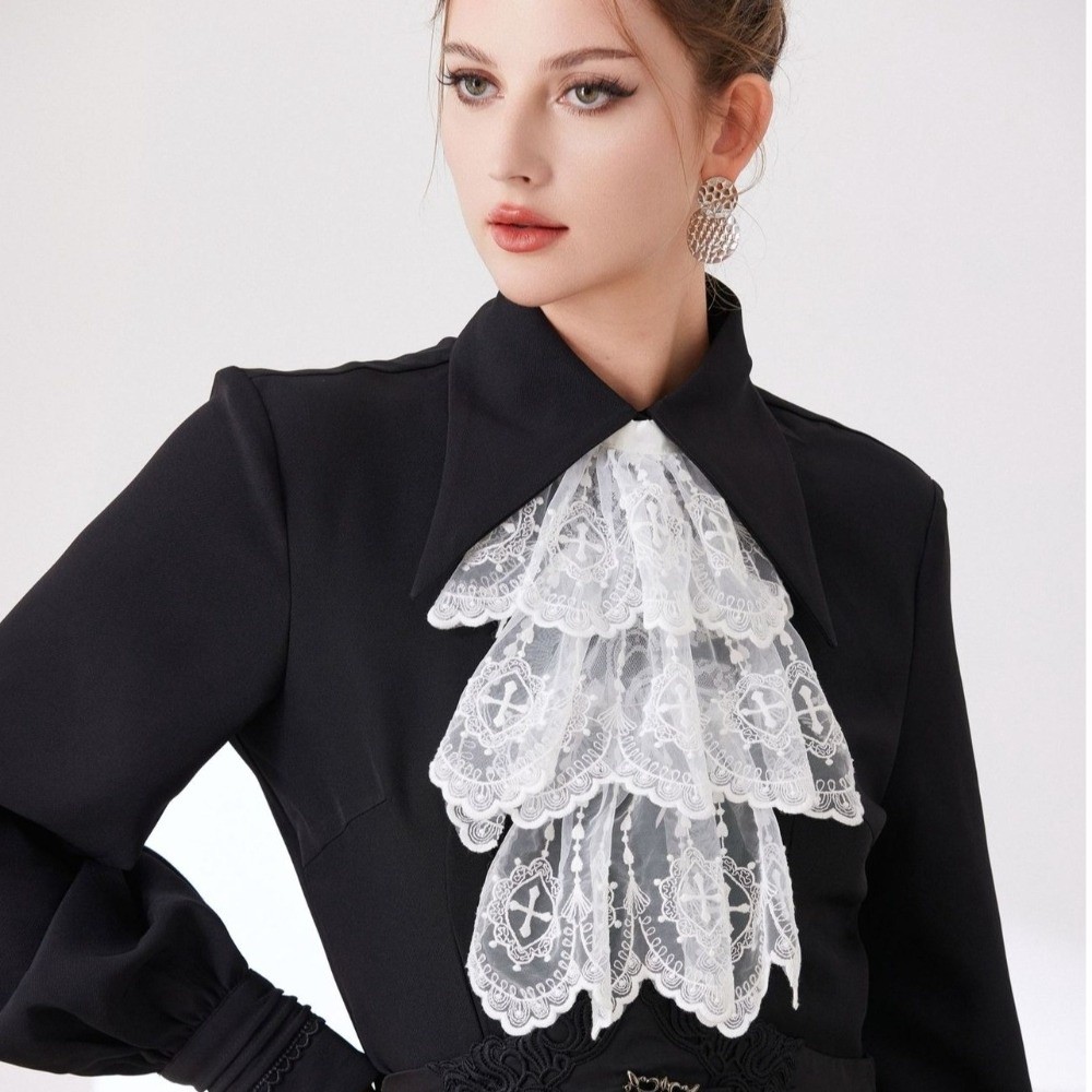 Collier Jabot en dentelle de S - Women'S Victorian Accessories avis et prix