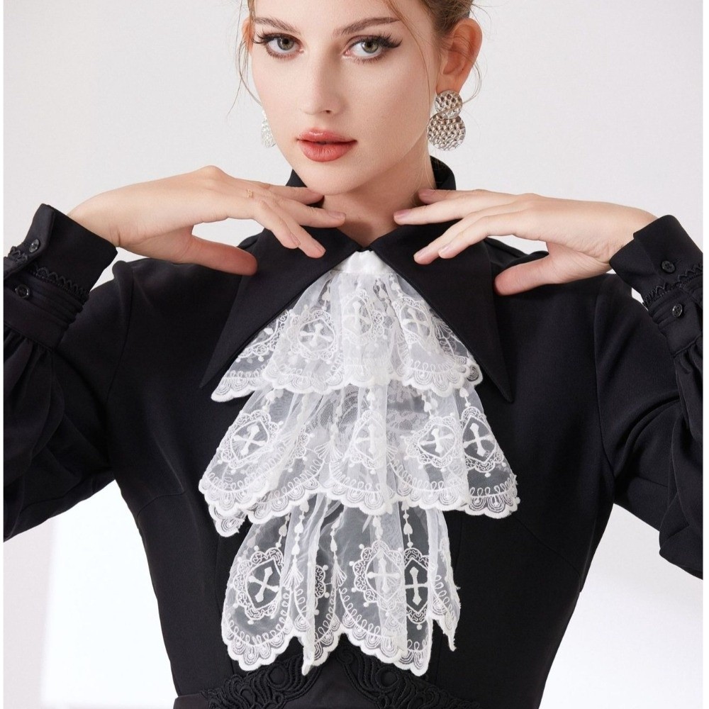 Collier Jabot en dentelle de S - Women'S Victorian Accessories avis et prix