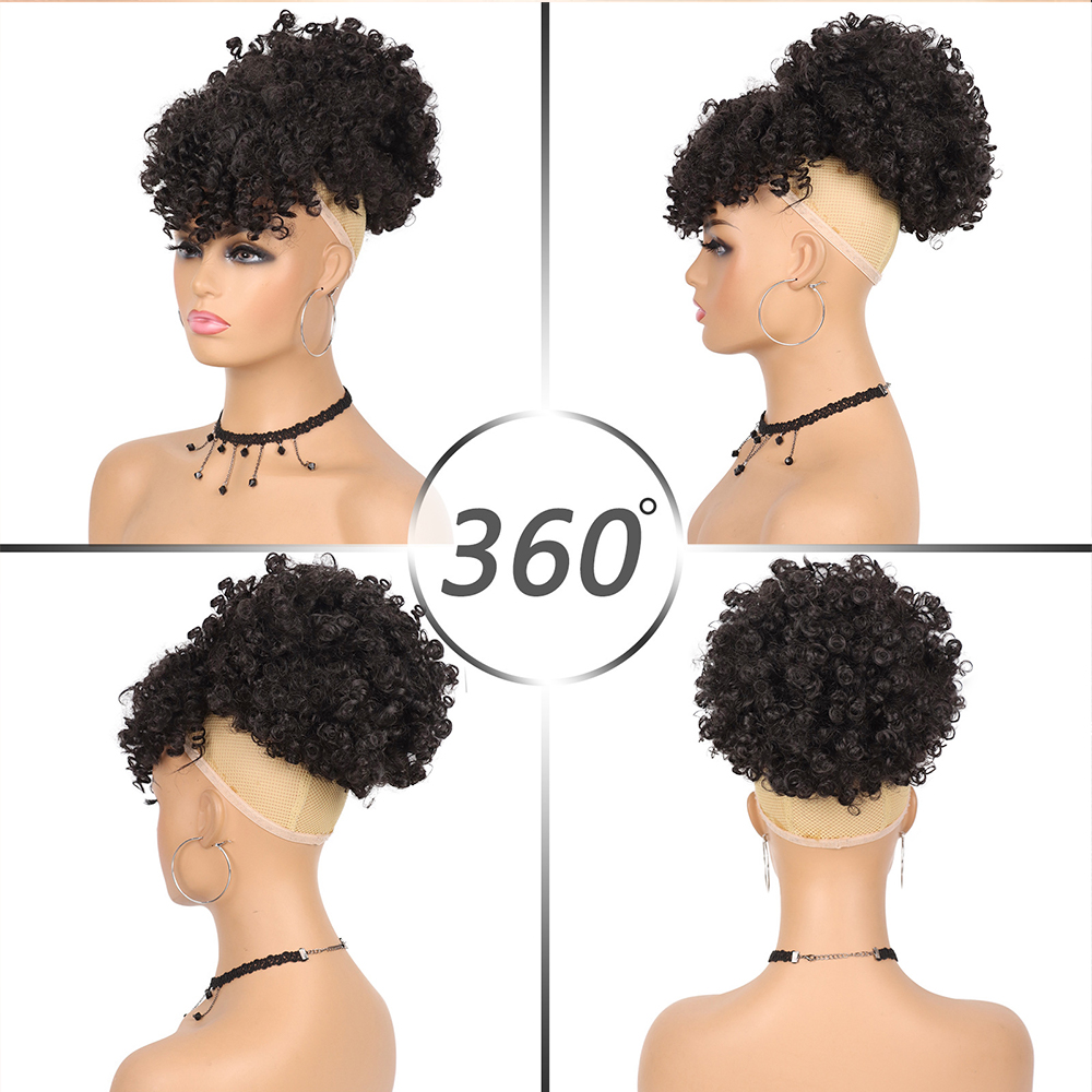 Queue de cheval Afro Puff avec - Women Accessories On Sale avis et prix