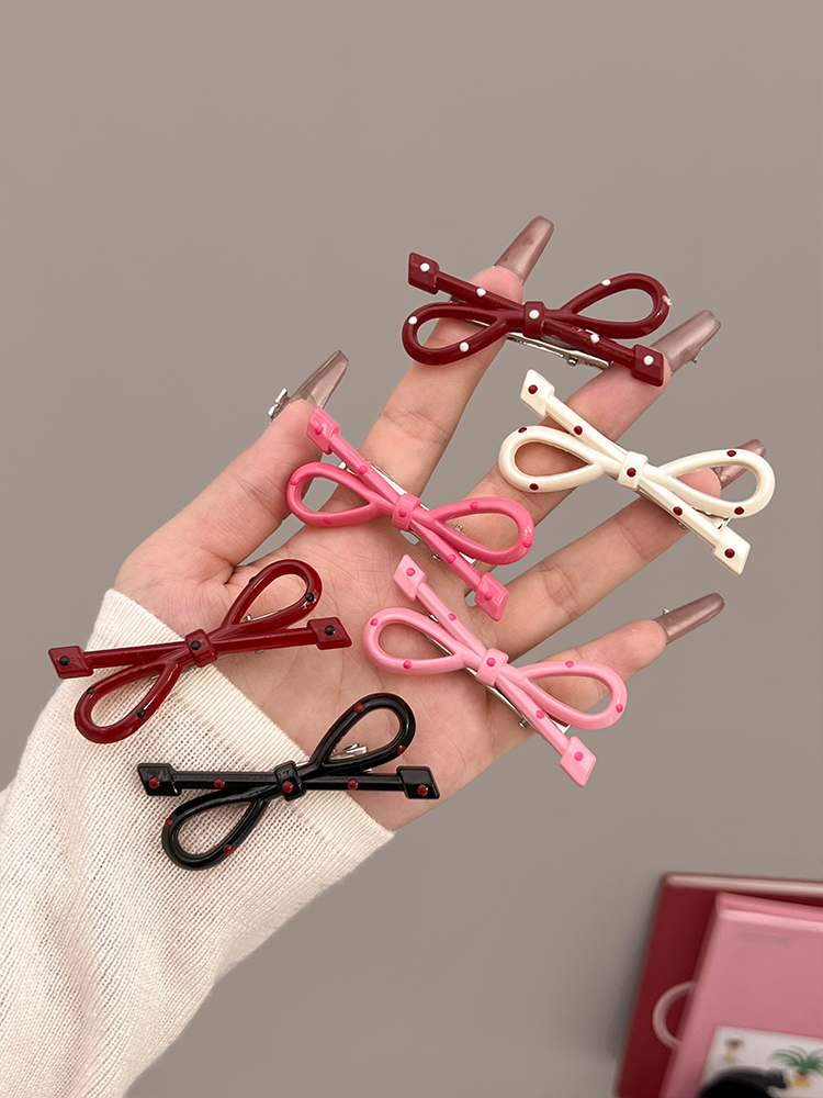 Pince à cheveux à pois élégant - Women Accessories On Sale avis et prix