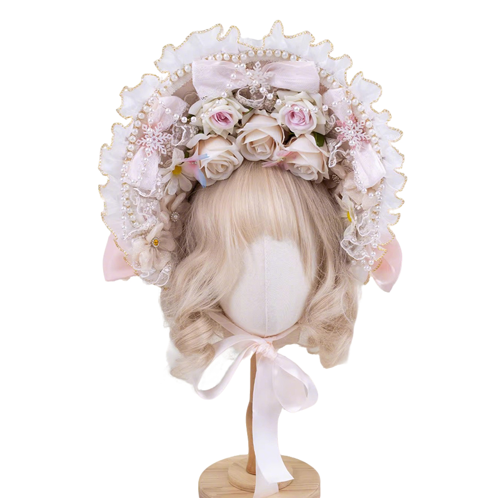 Chapeau de paille vintage rose - Women'S Victorian Era Accessories avis et prix